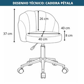 Desenho Tecnico_ Cadeira Petala